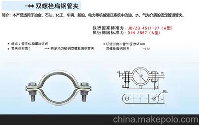 扁鋼管夾圖片,扁鋼管夾圖片大全,滄州浩天電力管道配件制造-