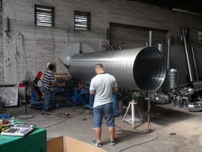 【螺旋風管連接價格_哪里有質量好的螺旋風管賣_佛山江大螺旋風管廠家提供優質風管_除塵設備螺旋風管圖片】-